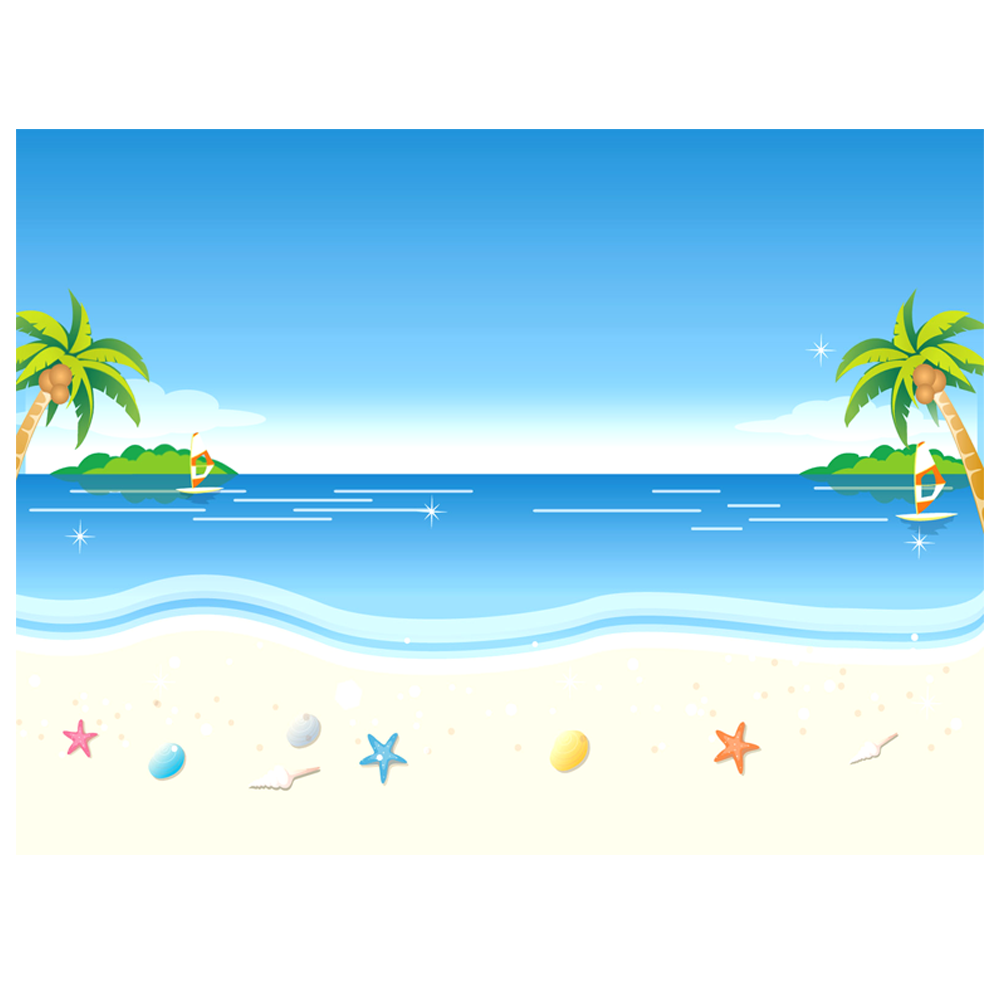 Beach animation cartoon clip. Clipart ocean transparent background
