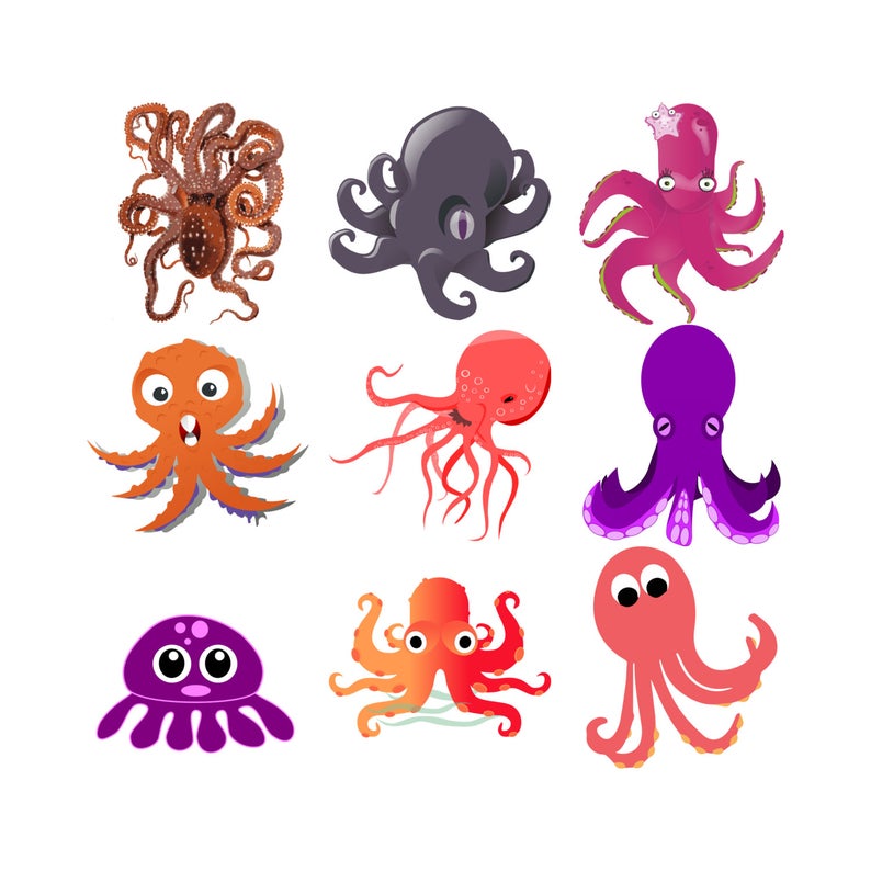 octopus clipart octobus