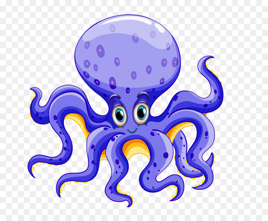 octopus clipart cartoon sea creature