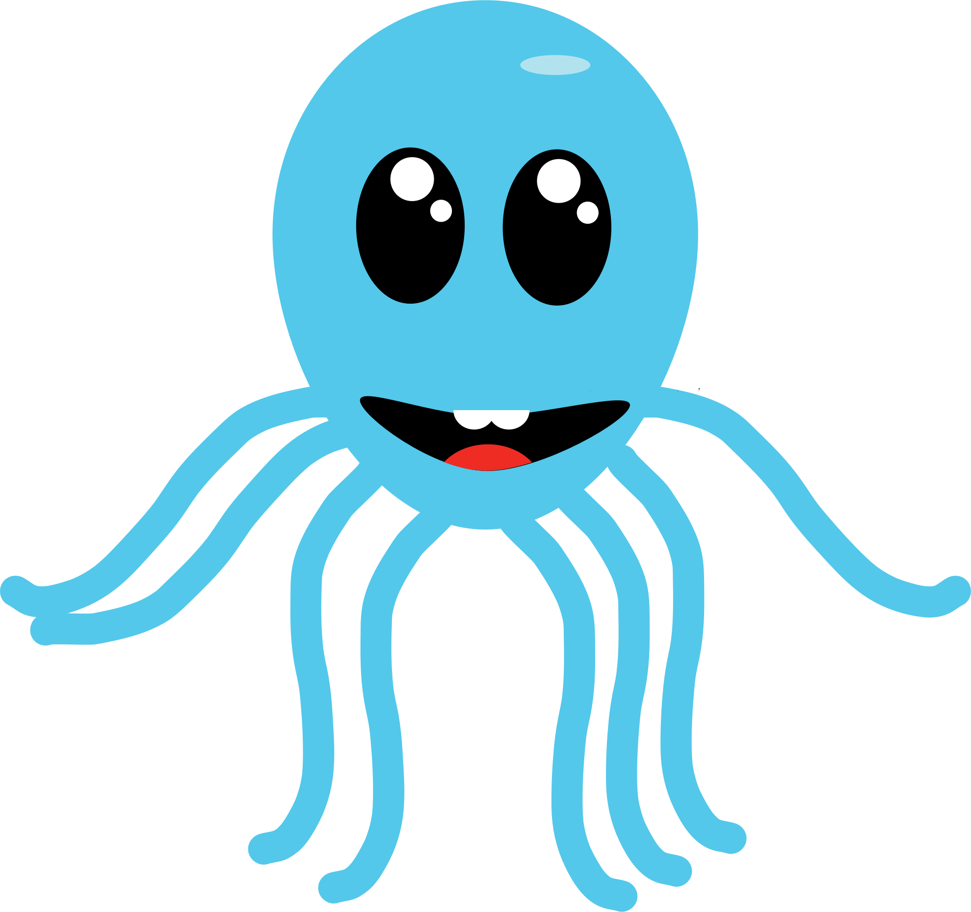 . Clipart octopus aqua