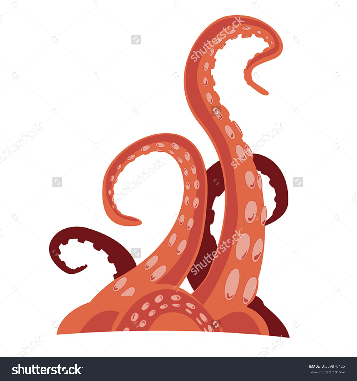 clipart octopus arm