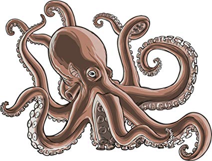 Clipart octopus brown, Clipart octopus brown Transparent FREE for