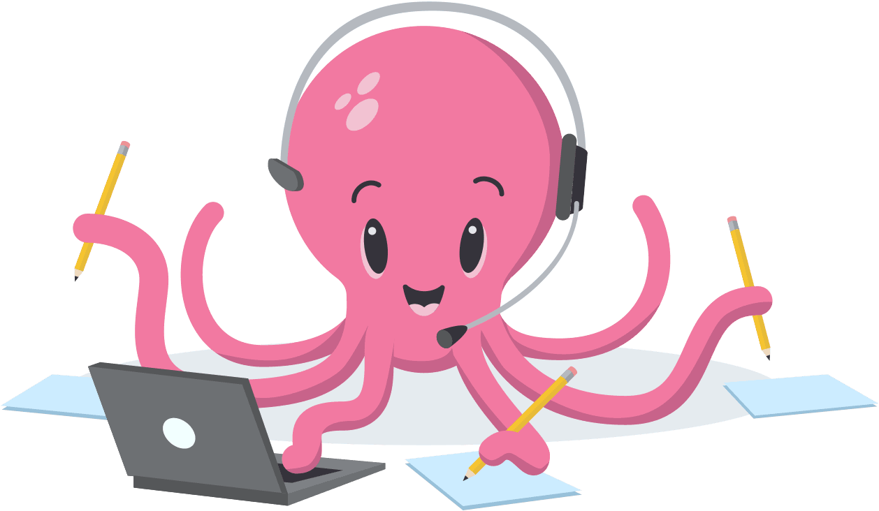 clipart octopus busy