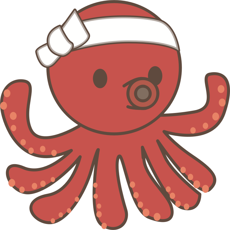 clipart octopus cartoon