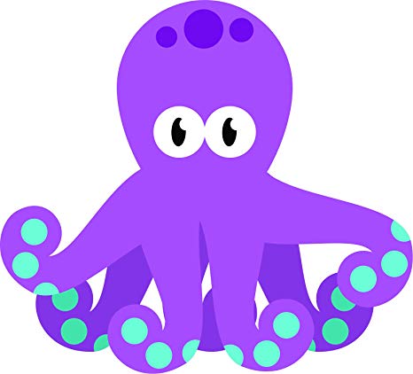 clipart octopus cartoon sea creature