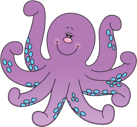 Clip art images illustrations. Octopus clipart object