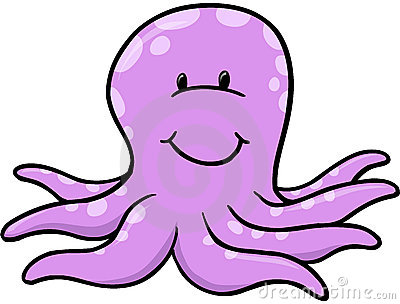 octopus clipart cute