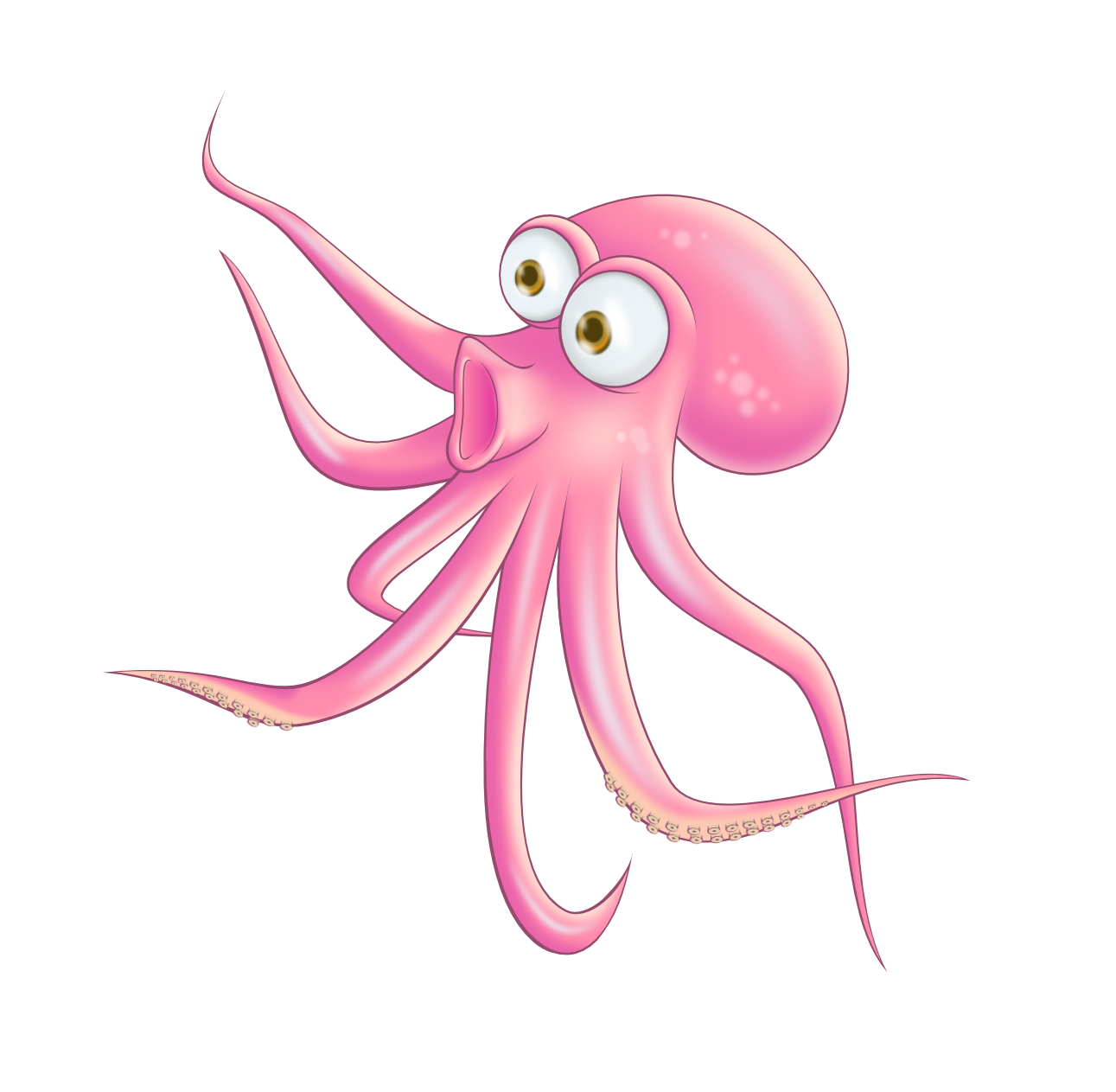 Head clipart octopus. File supprised png wikimedia
