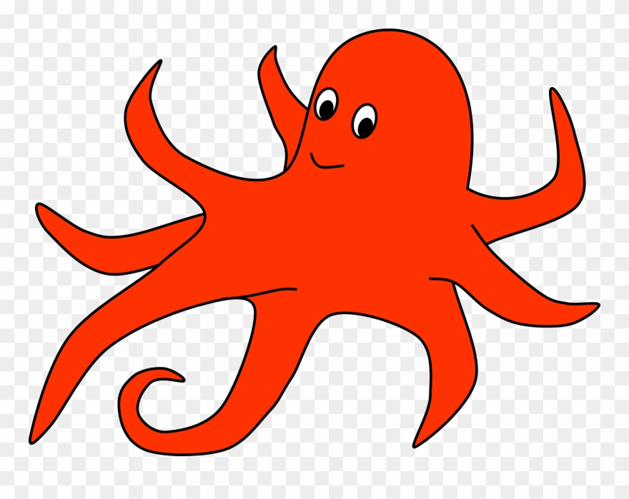 Orange png transparent . Clipart octopus frame