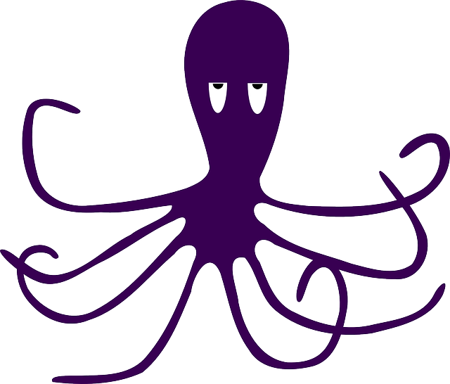 clipart octopus gambar
