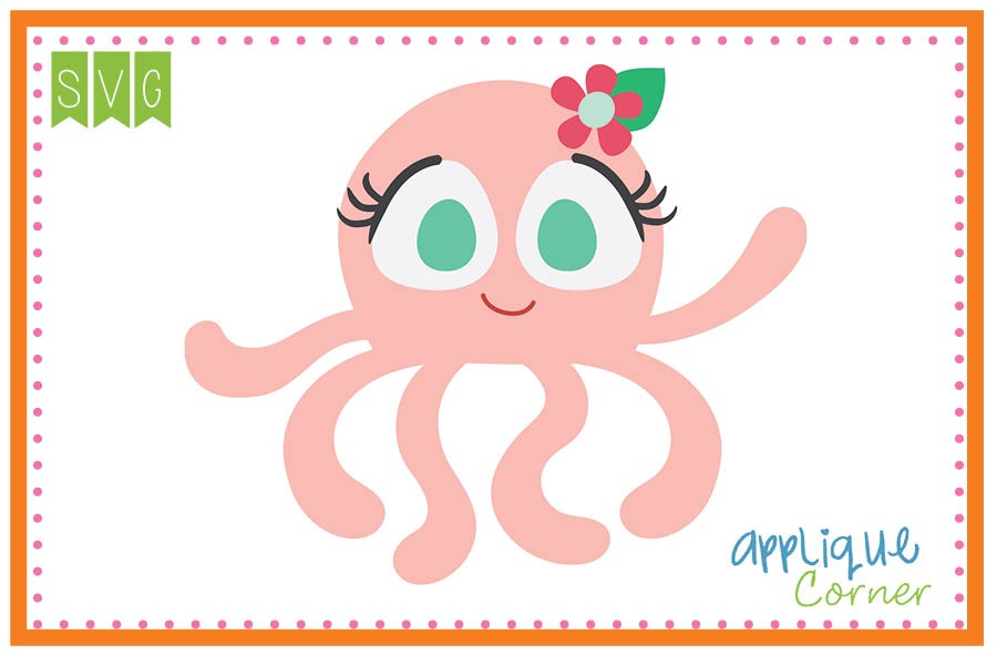 clipart octopus girl octopus