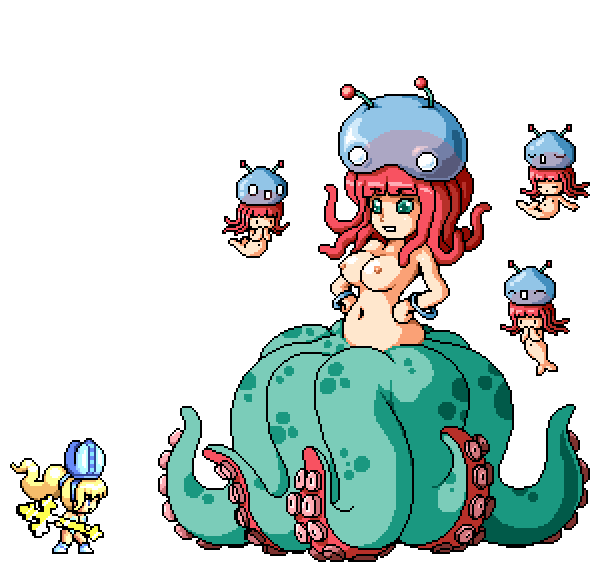 Octopus girl octopus