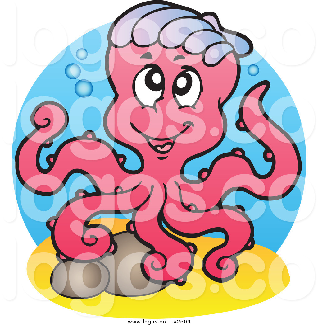 clipart octopus happy octopus