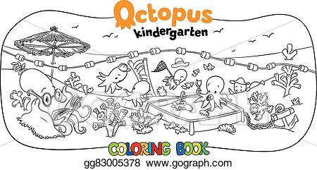 clipart octopus kindergarten