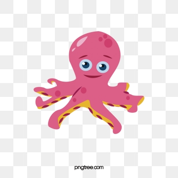 octopus clipart friendly