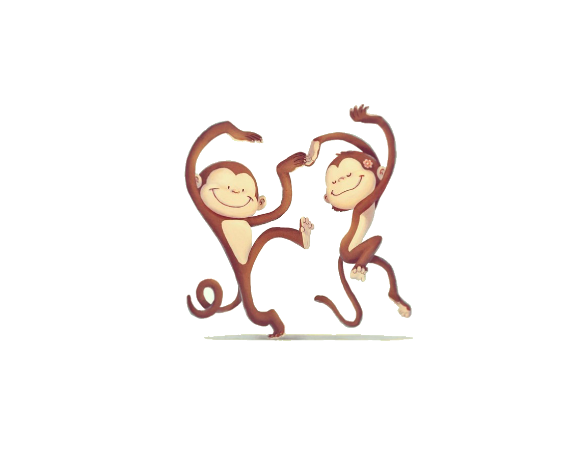 Гороскоп близнец обезьяна. Обезьяна вектор. Две обезьянки. Обезьянка рисунок. Иллюстрация про обезьянку.