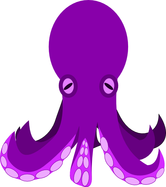 clipart octopus marine animal