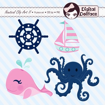 clipart octopus nautical