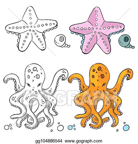 clipart octopus ocean life