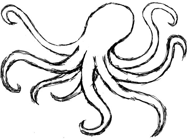 Clipart octopus octopus drawing. Slimber com and painting