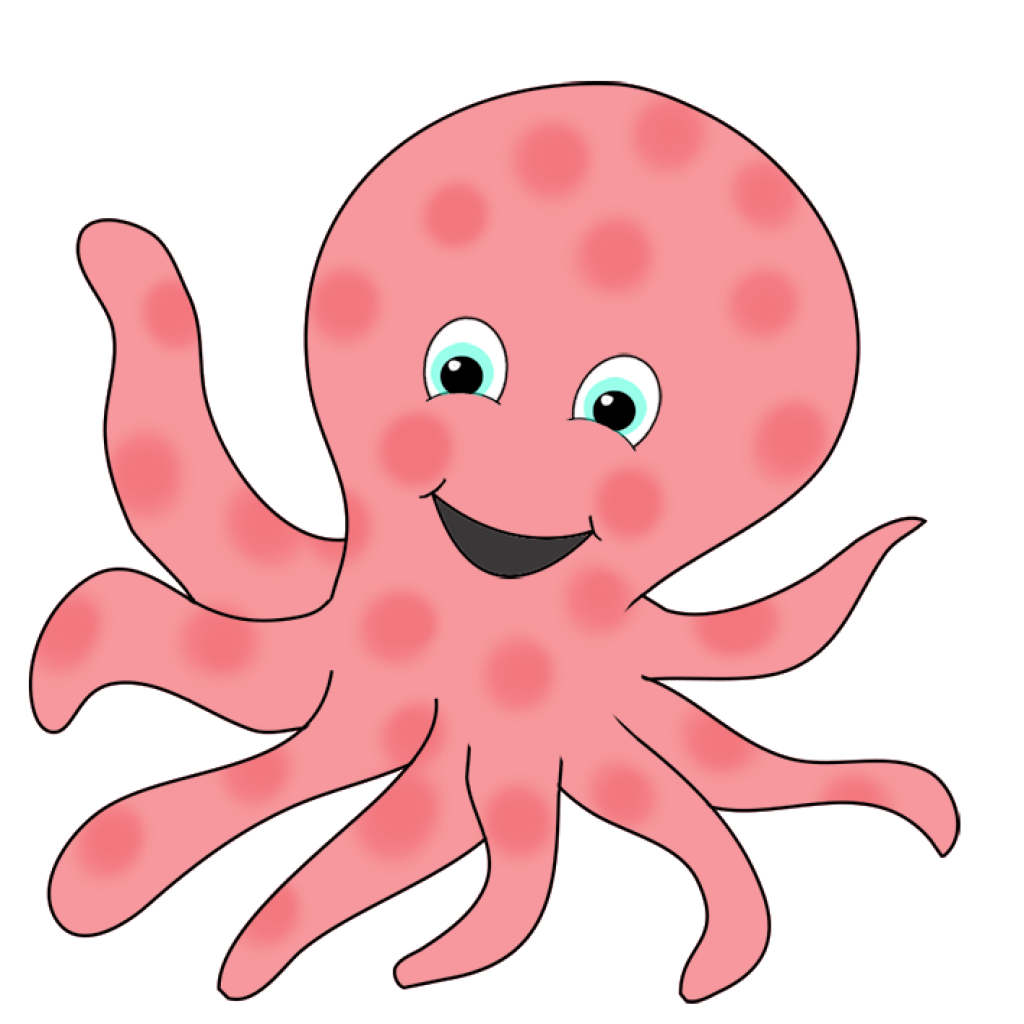 Octopus clipart animated, Octopus animated Transparent ...