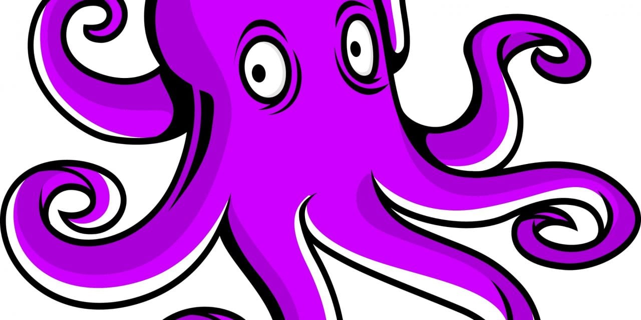clipart octopus purple octopus