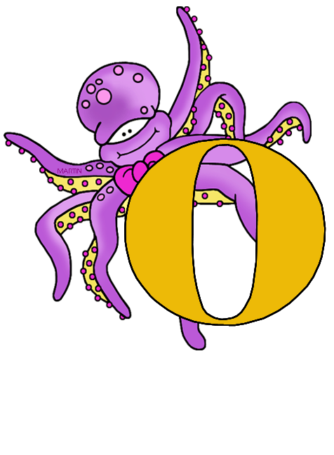 clipart octopus reading