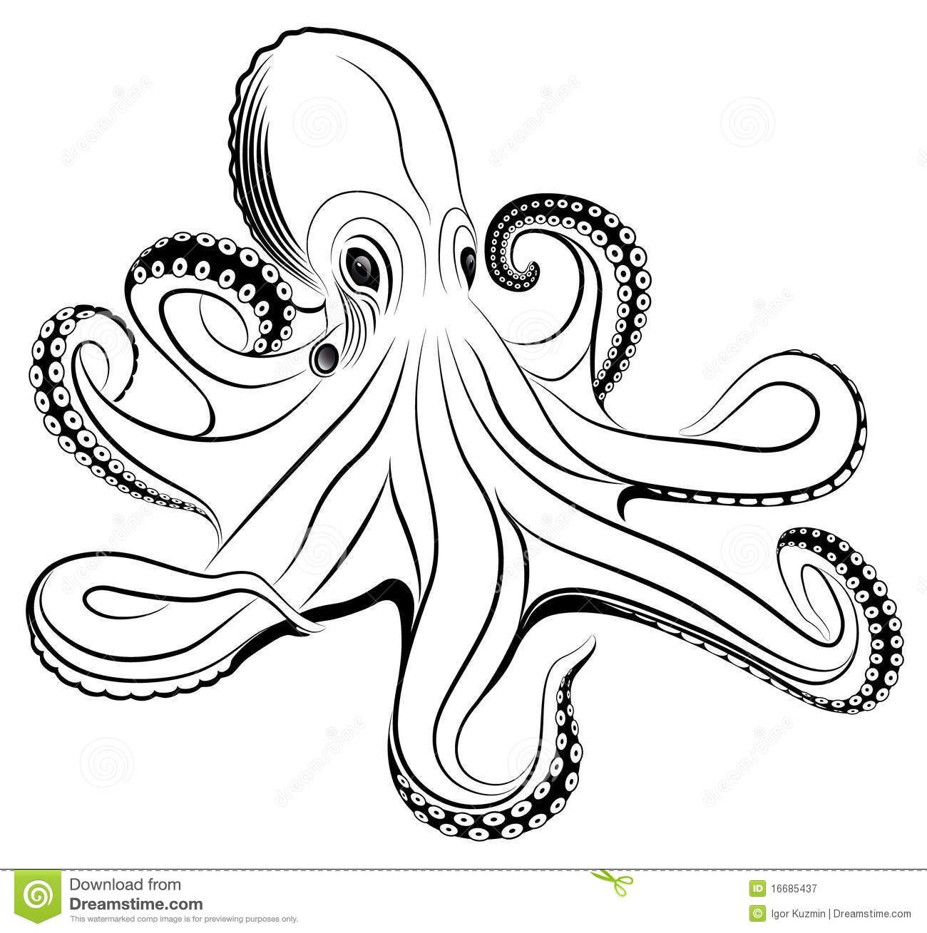 clipart octopus royalty free
