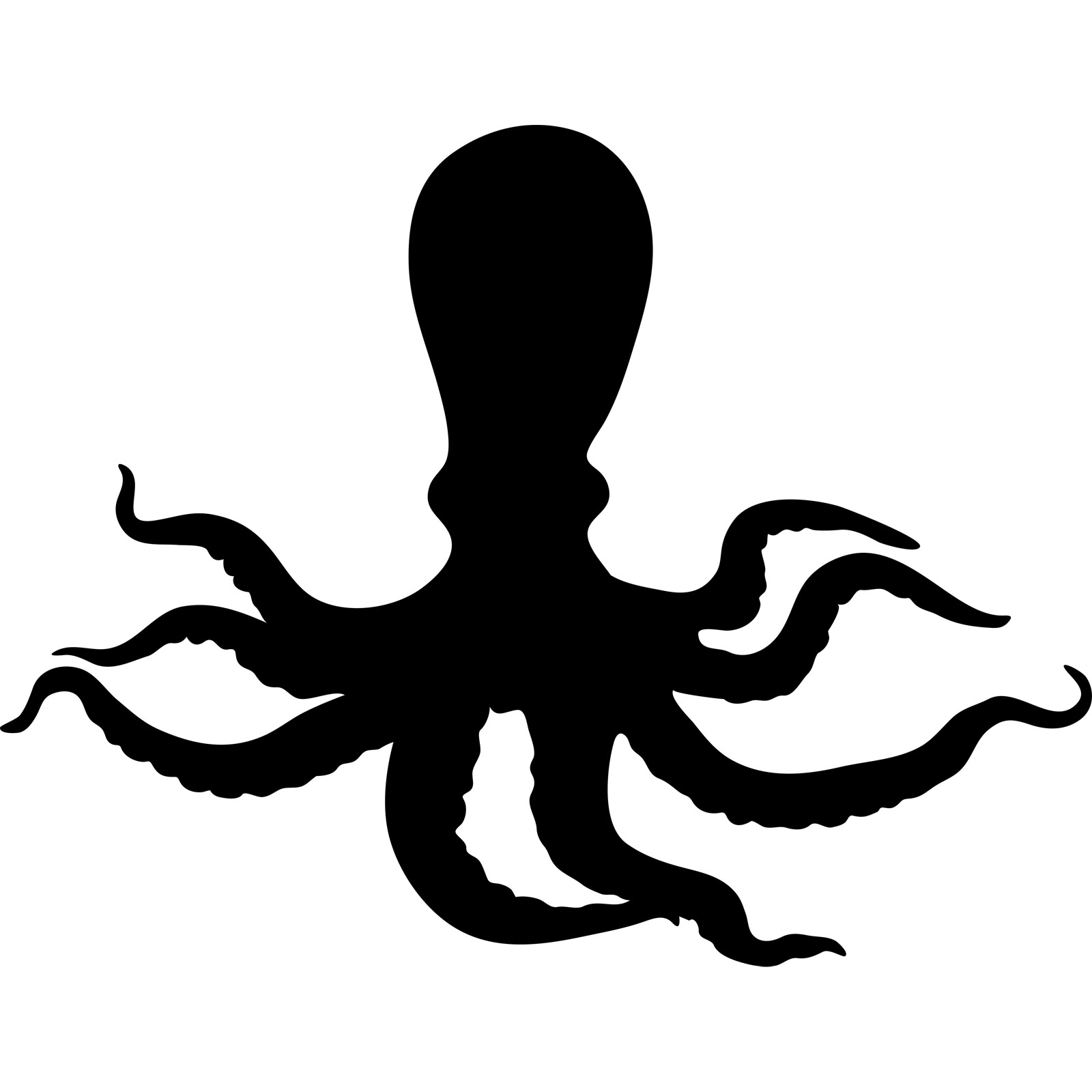 octopus clipart simple