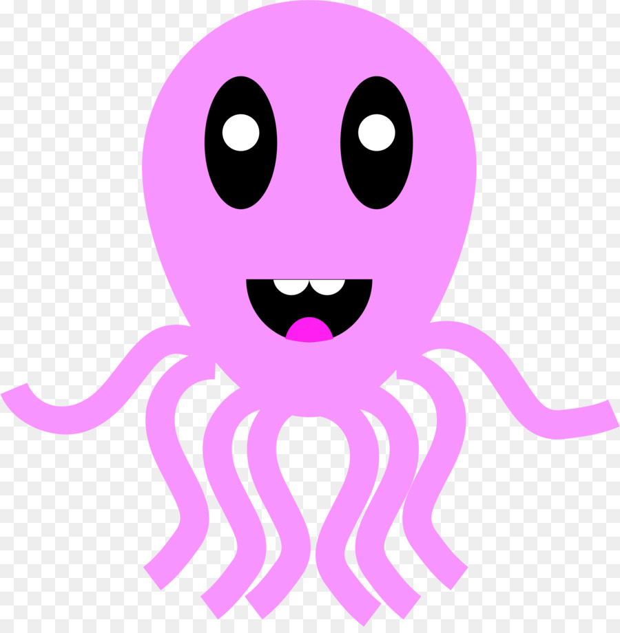octopus clipart smiley