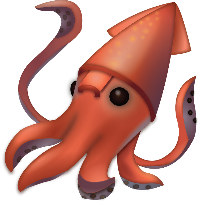 octopus clipart squid