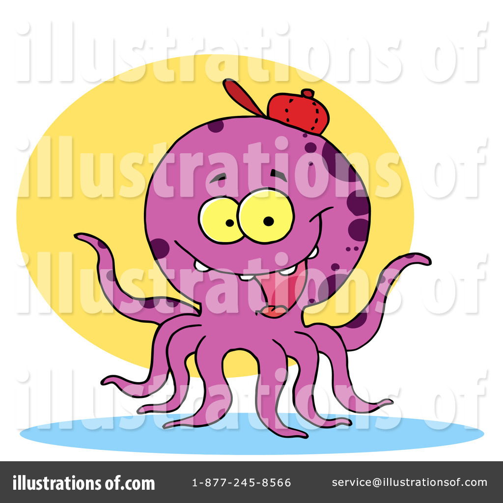 clipart octopus toon