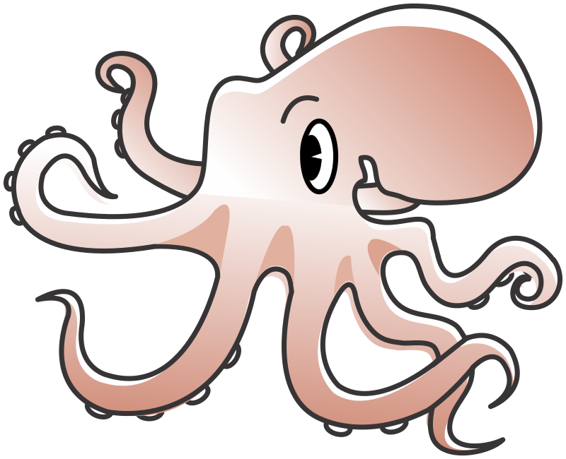 octopus clipart water clipart