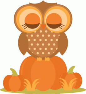 clipart owl autumn