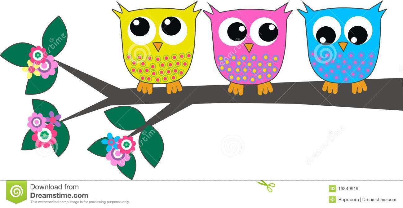 owls clipart banner