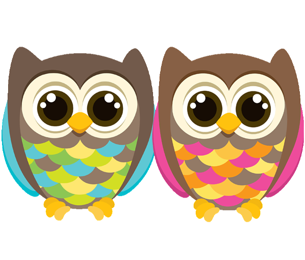 owls clipart couple