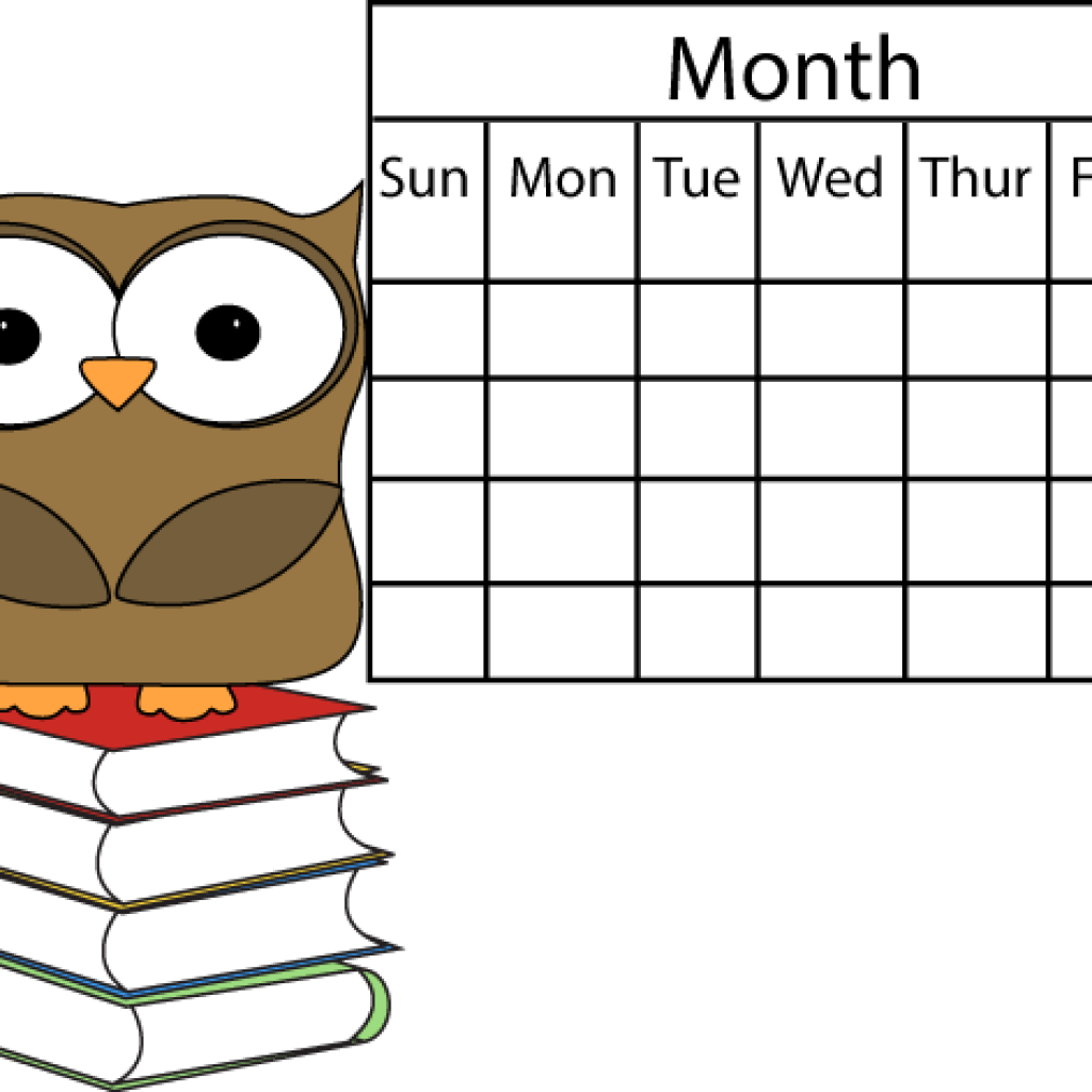clipart owl calendar