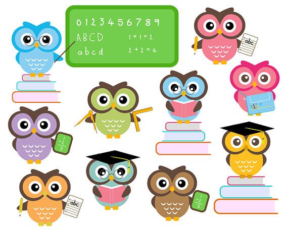 owls clipart classroom