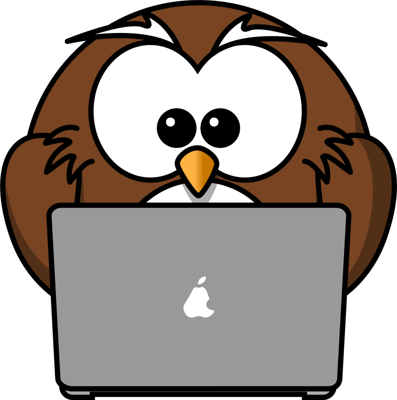 computers clipart owl