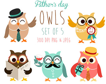 owl clipart dad