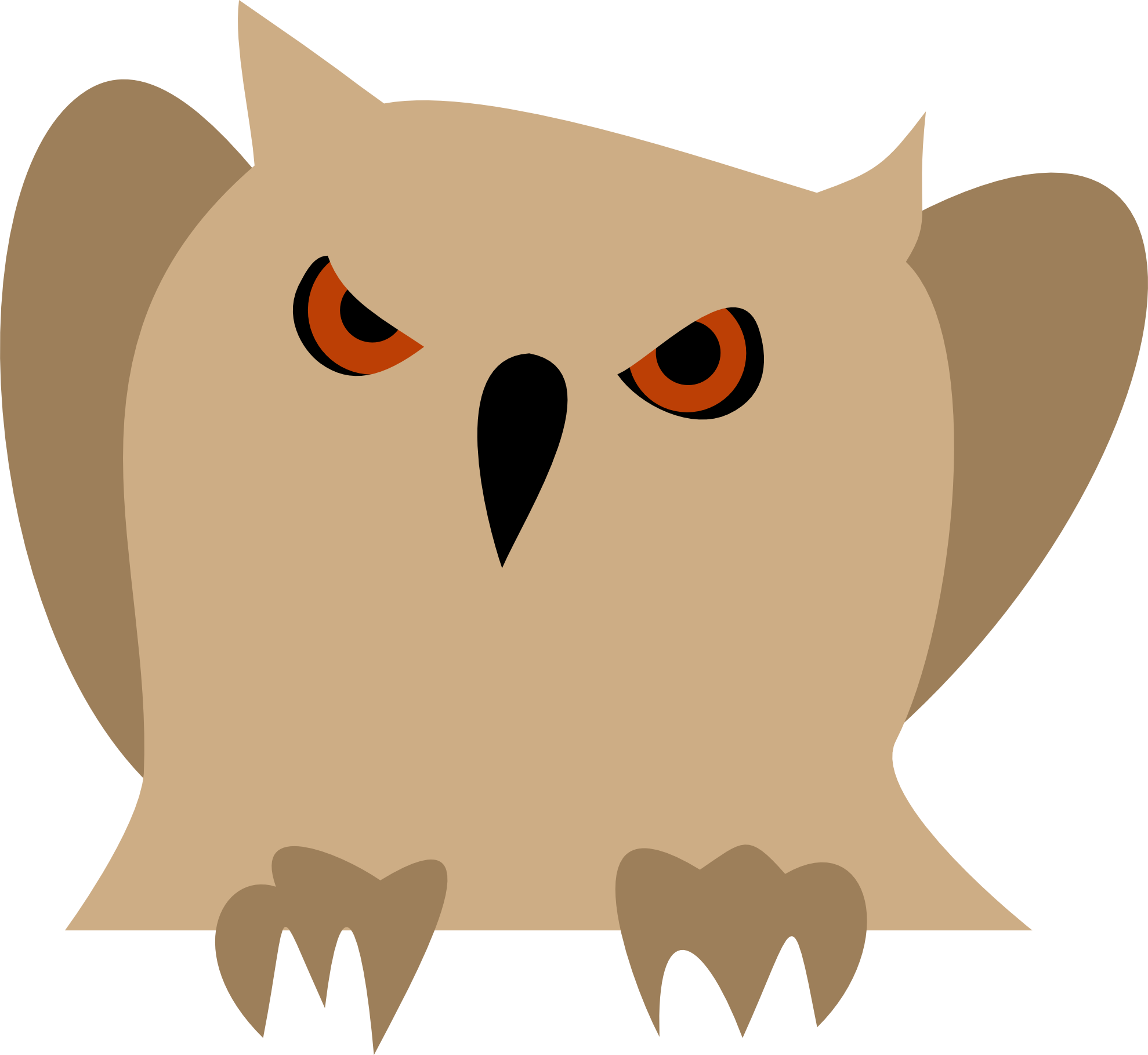 clipart owl december