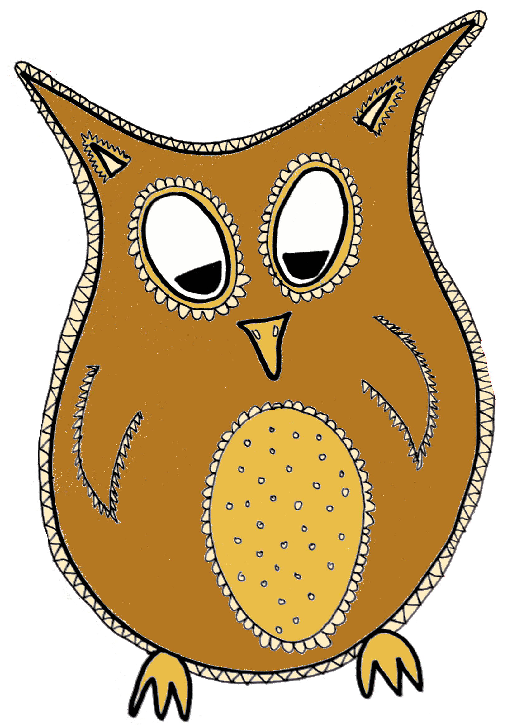 fat clipart owl