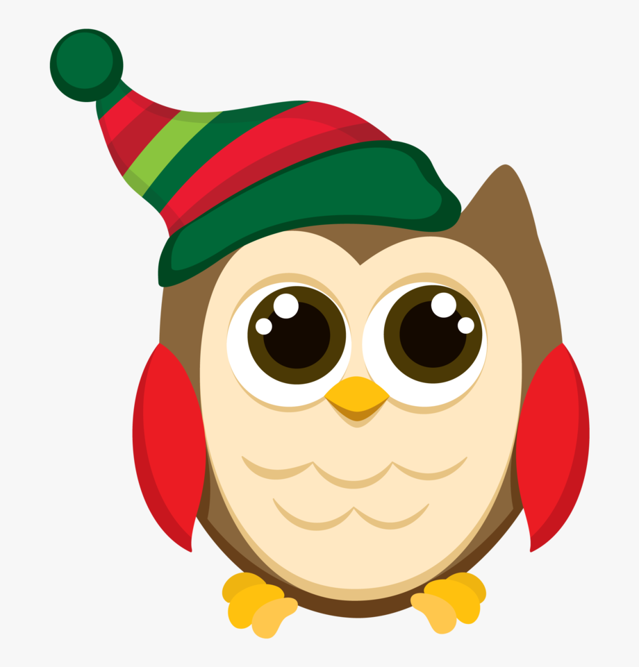 owl clipart december