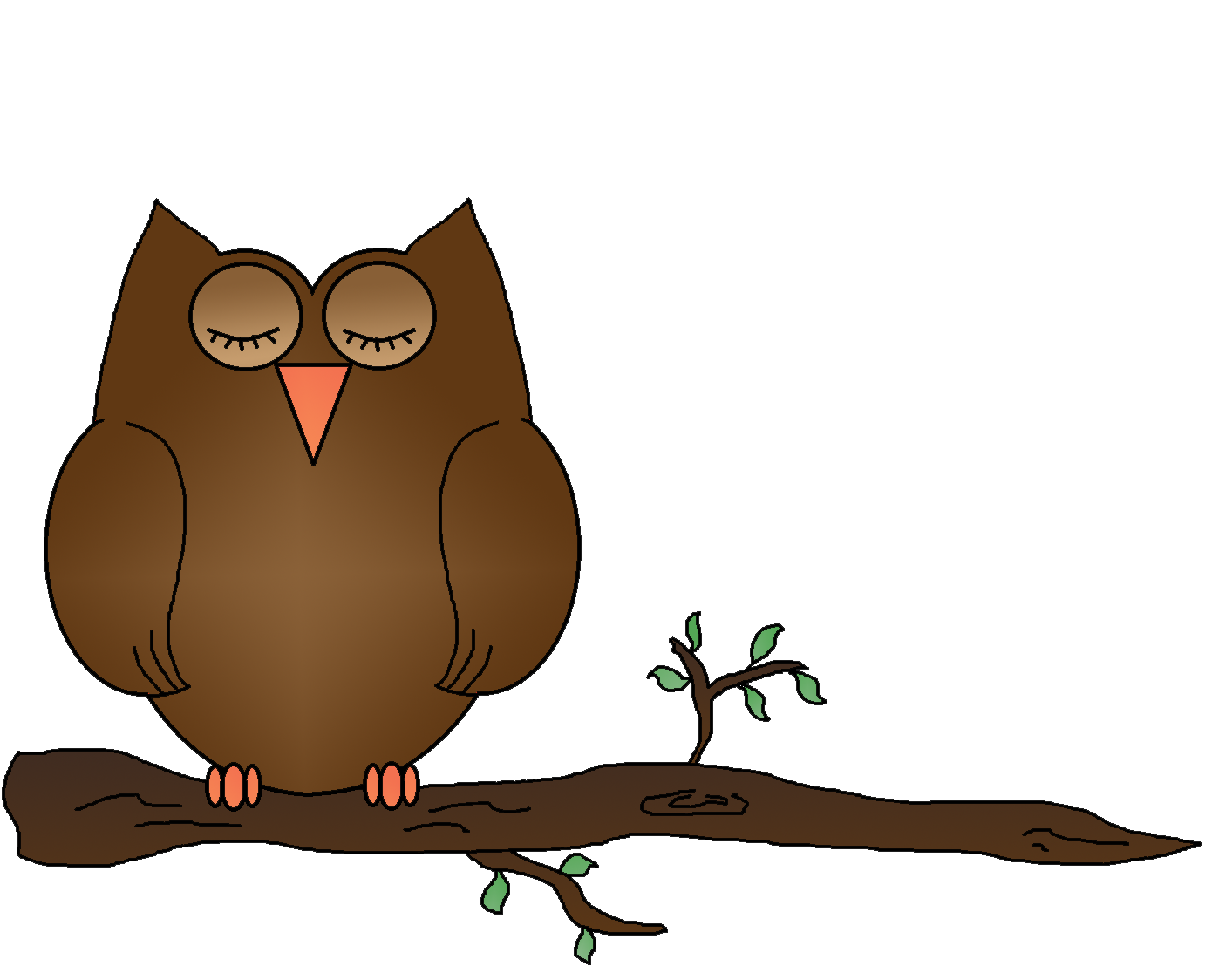 Owl for kids at. Owls clipart sleeping