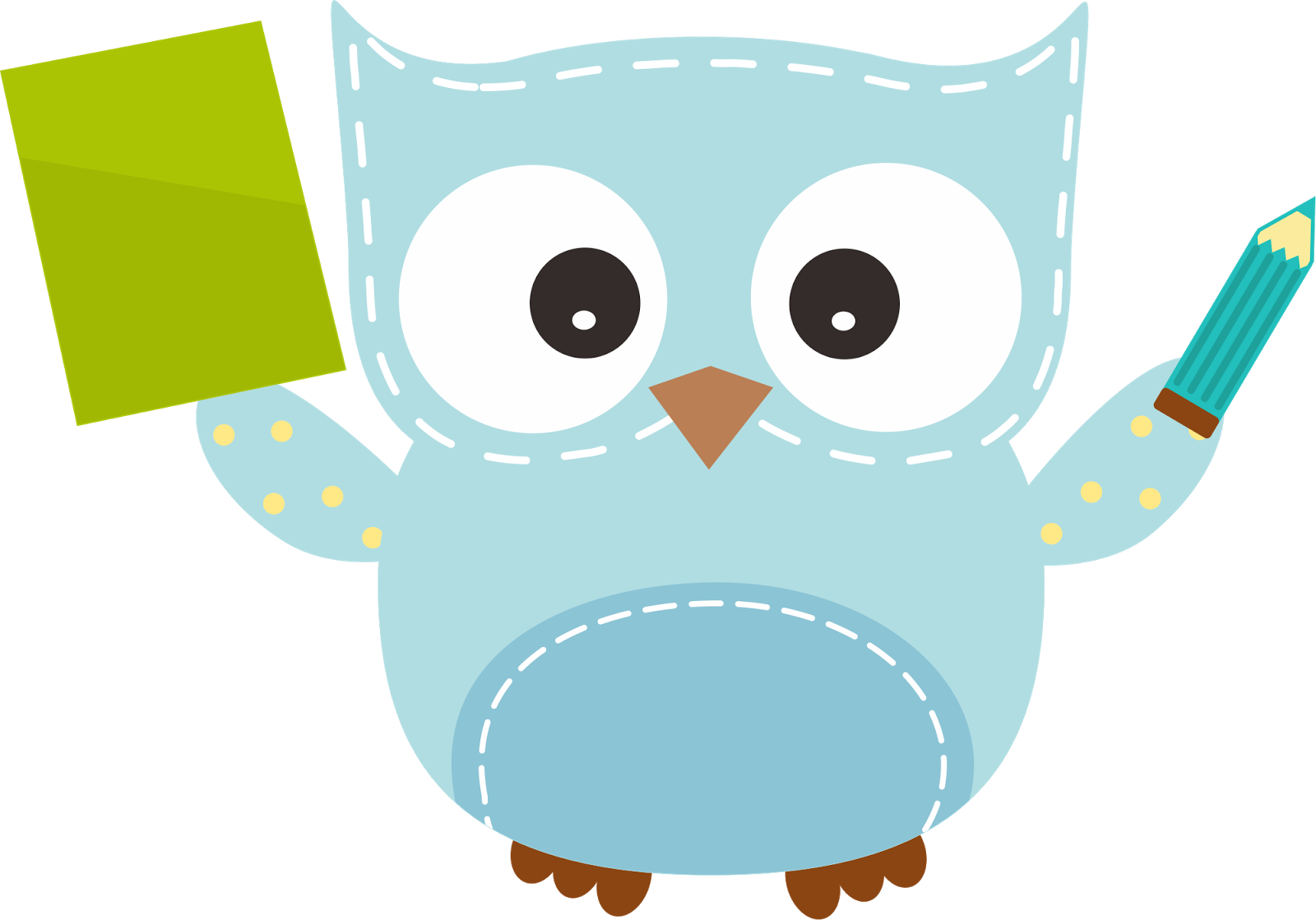  collection of with. Clipart pencil owl