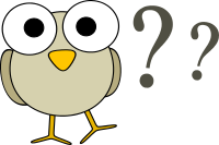 clipart owl question
