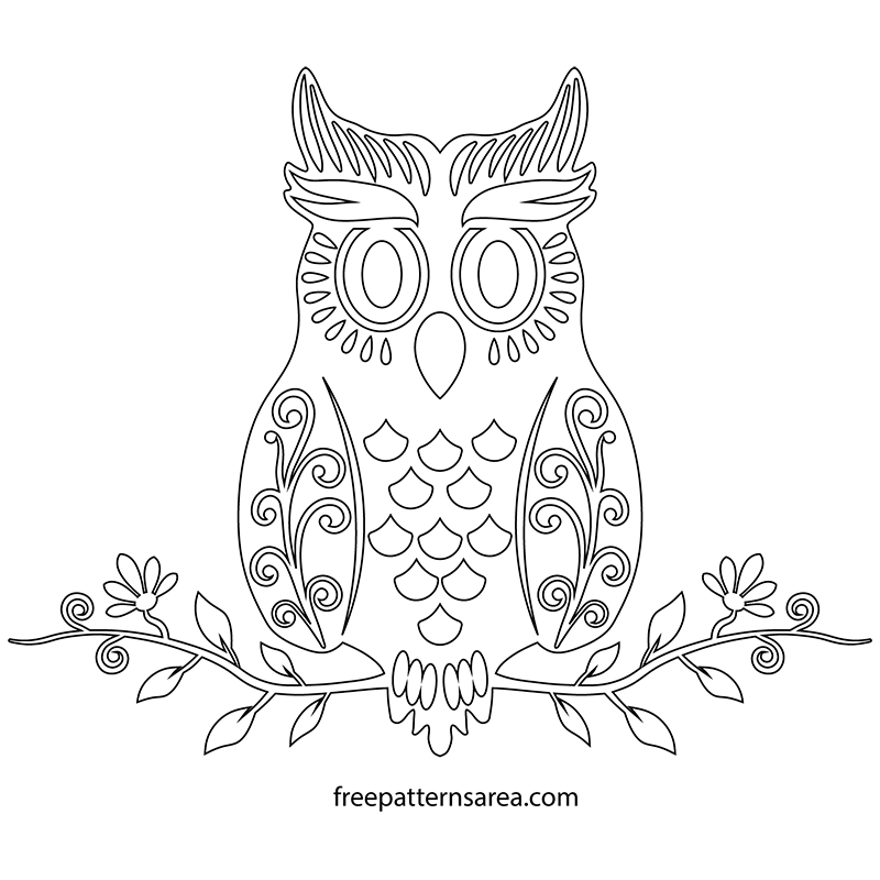 clipart owl template