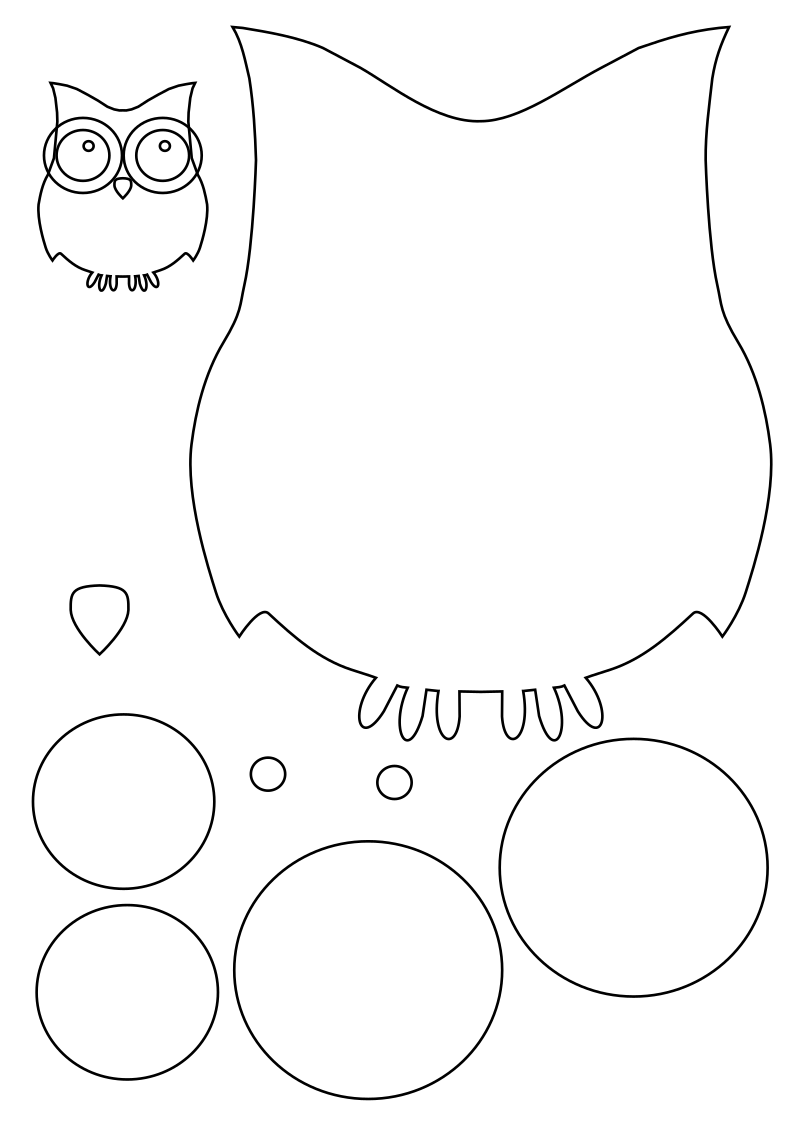 Free Owl Template Printable