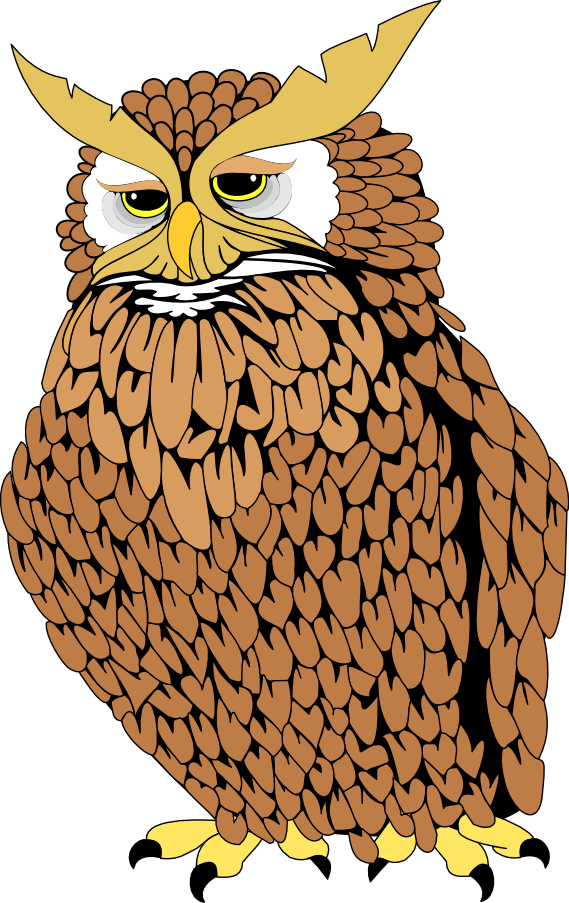 clipart owl thanksgiving