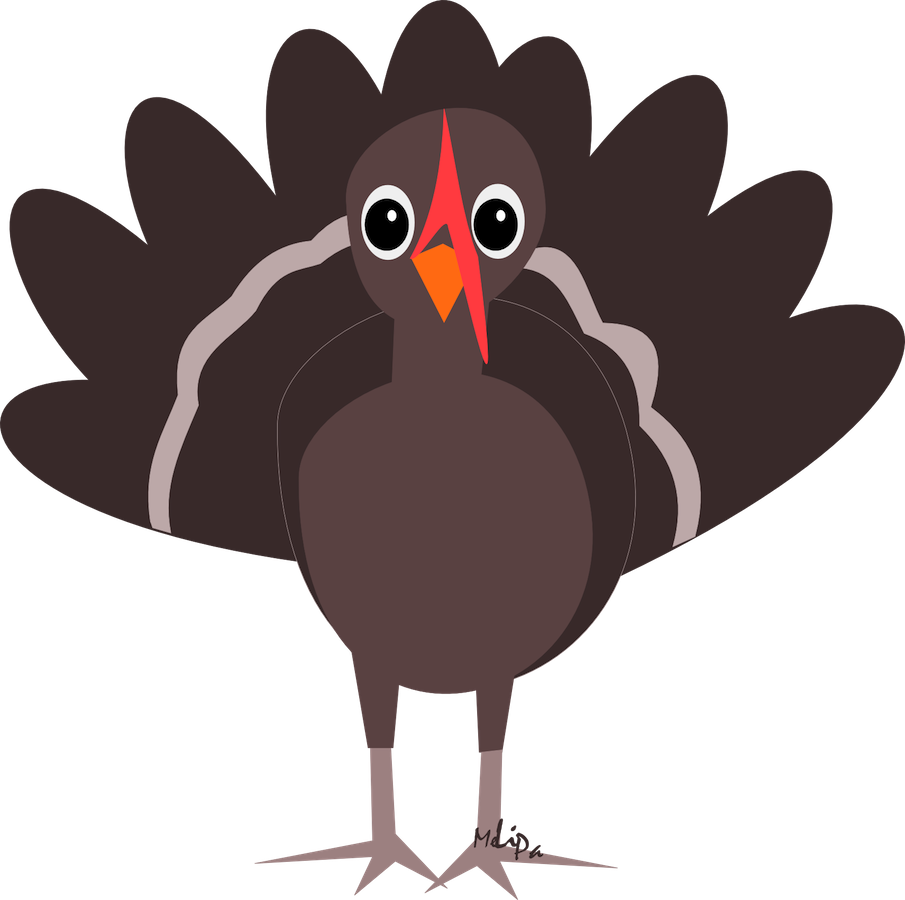 Turkeys clipart transparent background. Black thanksgiving turkey png